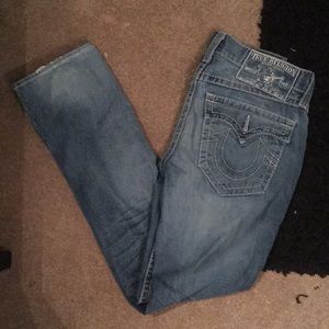 Men’s True Religion Jeans.
